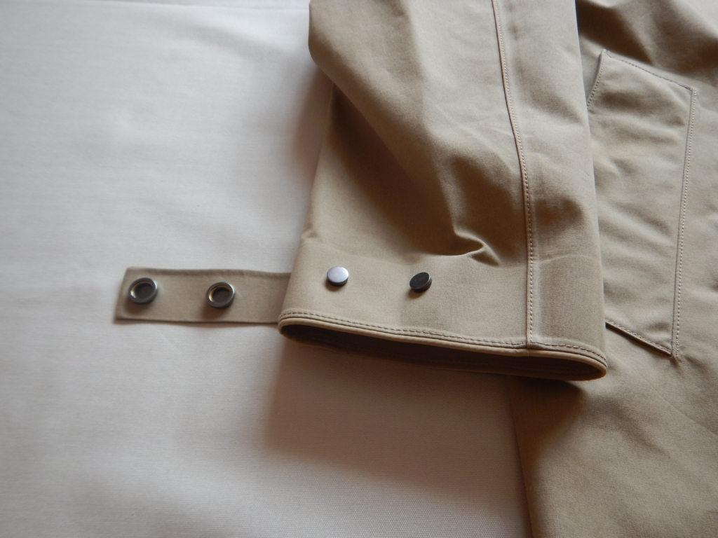 nanamica GORE-TEX hooded coat beige Ssize ナナミカ　ゴアテックスフードコート