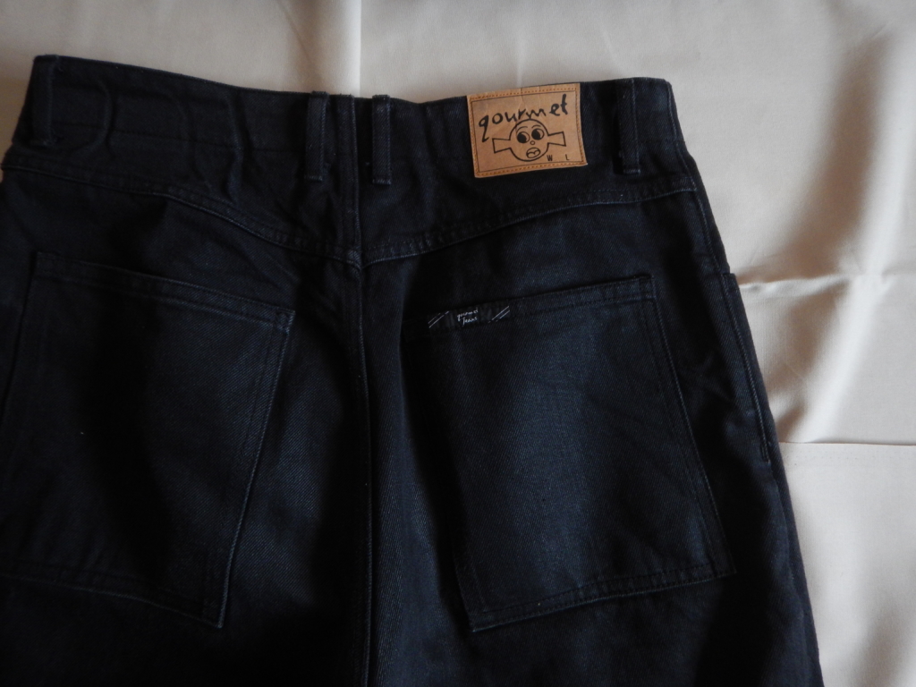gourmet jeans type3 lean denim pants black グルメジーンズ　タイプ3　リーンデニムパンツ