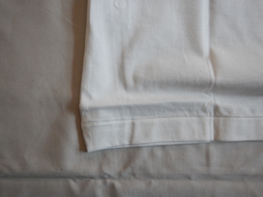 URBAN RESEARCH別注 scye basics henry neck T-shirts white サイベーシック　ヘンリーネックTシャツ