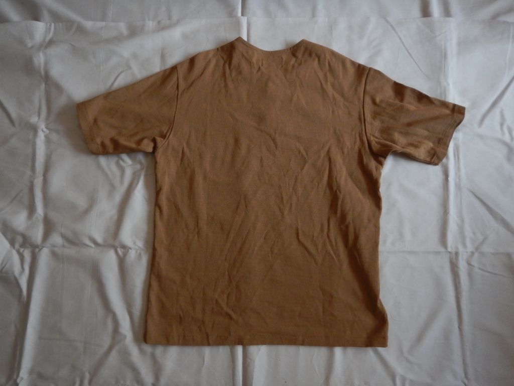 Manual alphabet waffle henry neck T-shirts ginger マニュアルアルファベット　ヘンリーネックTシャツ